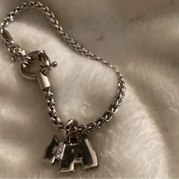 AGATHA Silver Dog Charm Bracelet - Picture 1 of 5